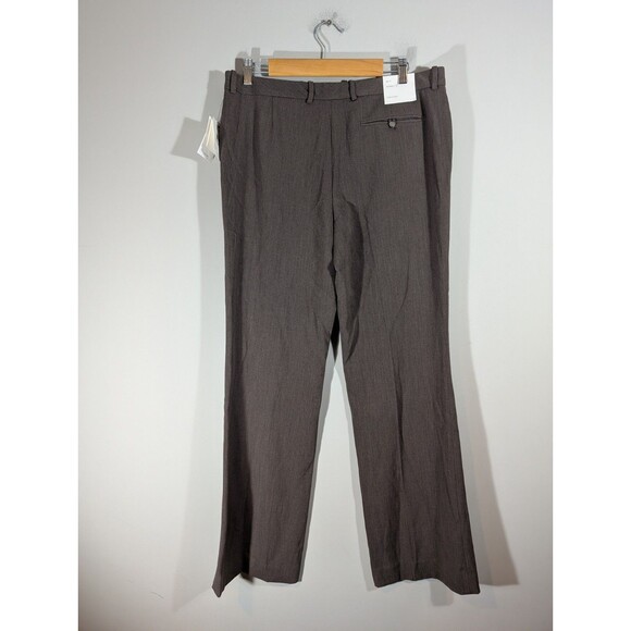 Calvin Klein Womens Brown Modern Fit Dress Pants Sz 12 Business Office Work - Picture 2 of 11